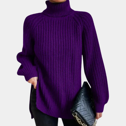 Women's Luxury Turtleneck Sweater Soft and Elegant