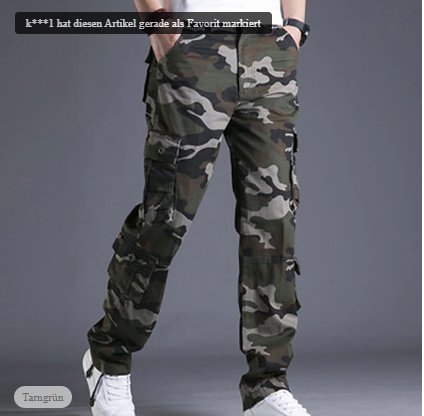 David - Men's Cargo Trousers Modern Slimfit