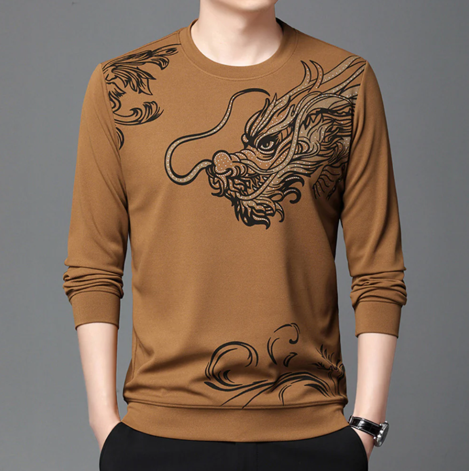 Comfortable Men's Crew Neck Sweatshirt