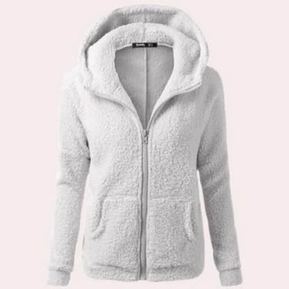 Women's Winter Coat Long Hood Buttons