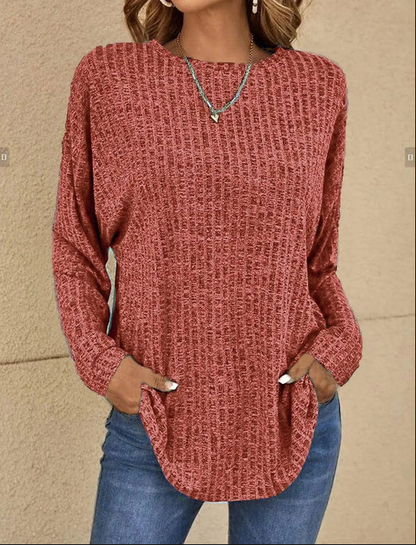 Casual textured sweater