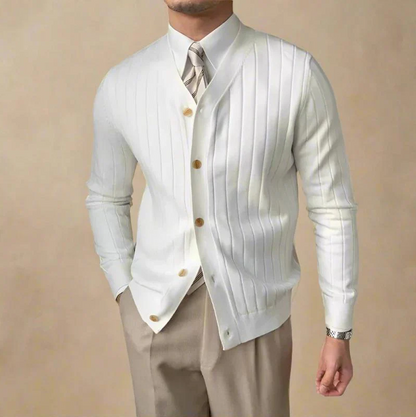Men's Vest Striped Pattern Elegant