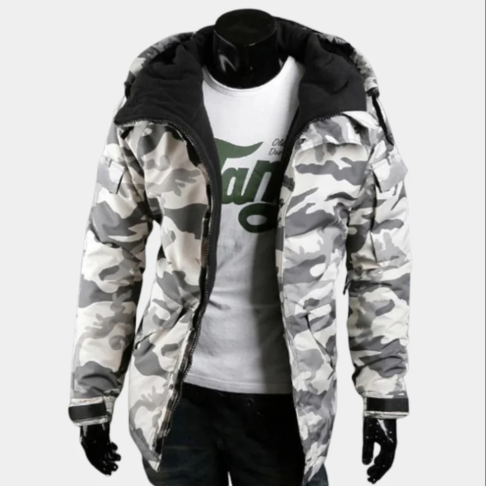 Tactical Camo Jacket for Men, Outdoor