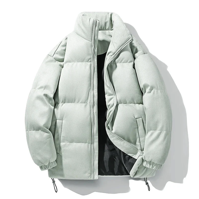Men's Suede Parka Classic Elegant