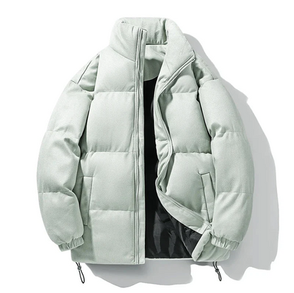 Men's Suede Parka Classic Elegant