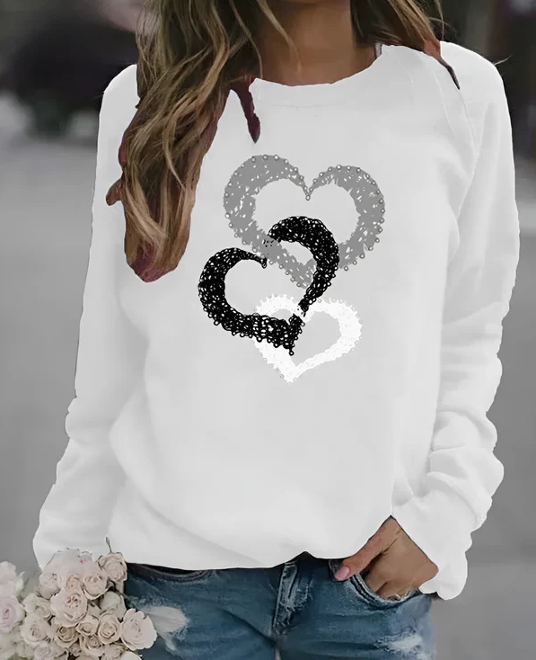 Christmas Sweatshirt Cozy Wintery Red