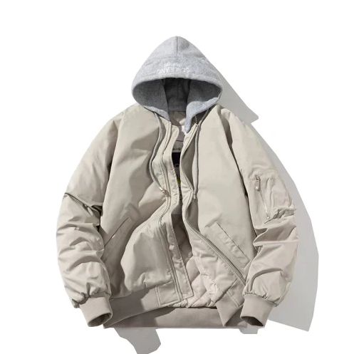 Stylish Men's Bomber Jacket Modern Urban Style