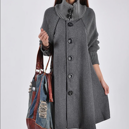 Women's Winter Coat Turtle Neck Jumper Style