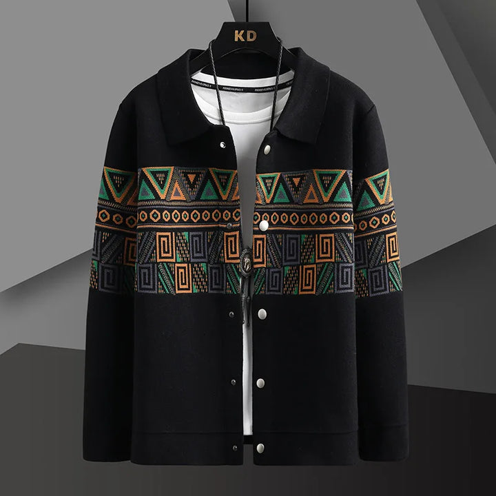 Herren Parka Jacke Modern Schwarz - IdealeKleiden