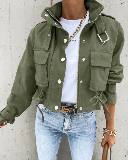 Trendy Leather Jacket Pain Design