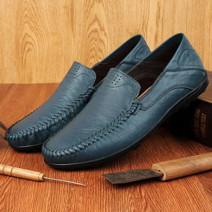 Herren Loafer Schuhe Italienisches Leder Luxus - IdealeKleiden