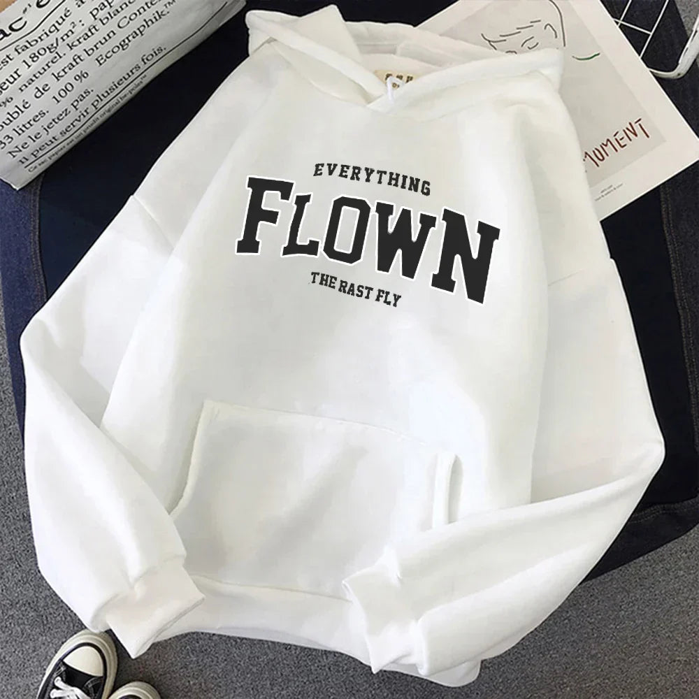 Women's Trendy Printed Hooded Jacket
