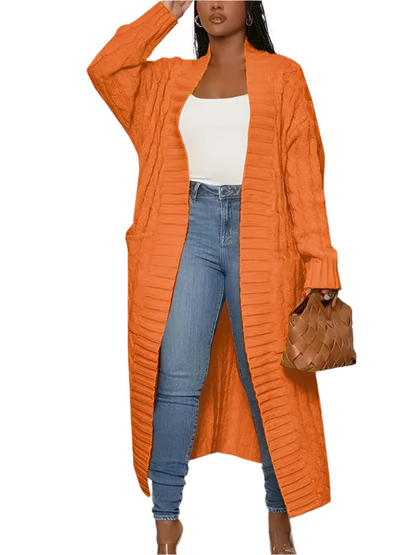Elegant Women's Long Embroidered Jacket