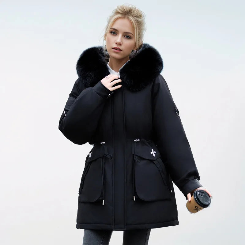 Elegant Faux Fur Jacket Modern Style