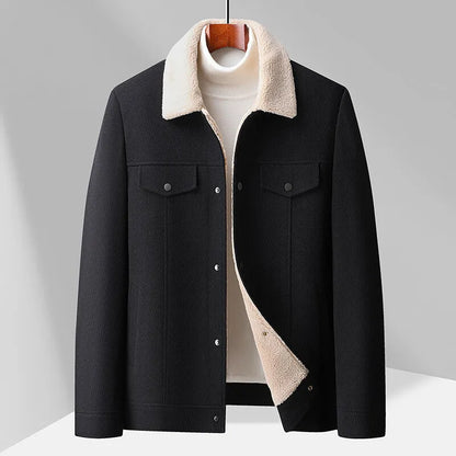 Men's Warm Fleece Vest with Collar