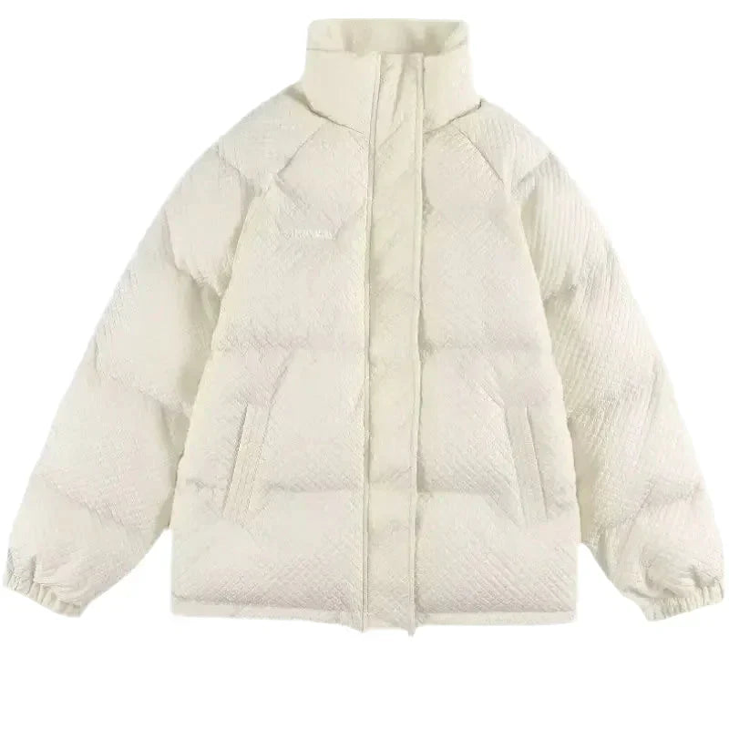Herren Wintersteppjacke Stehkragen - Stylish Freizeitjacke Paar - IdealeKleiden