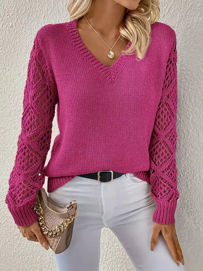 Elegant Knitwear | Women's V-Neck Sweaters