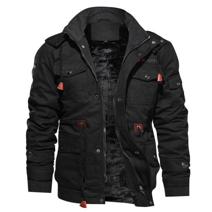Warm gefütterte Winterjacke Damen Fleece - IdealeKleiden