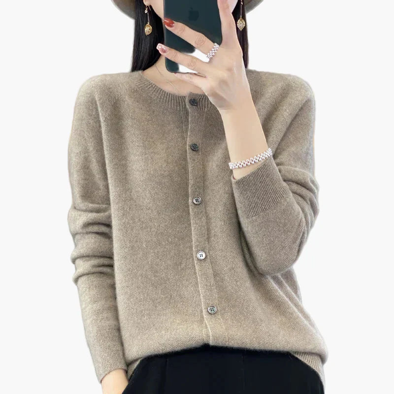 Elegant Knitted Cardigan for Women