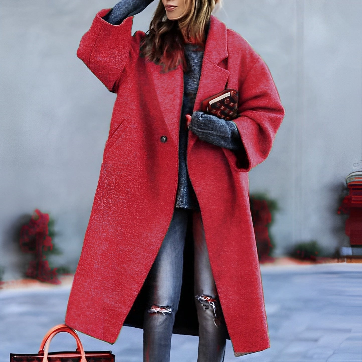 Elegant Women's Coat Vintage Style