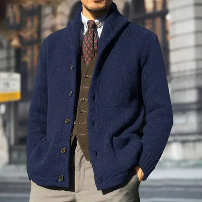 Finn Button-Up Cardigan with Pockets