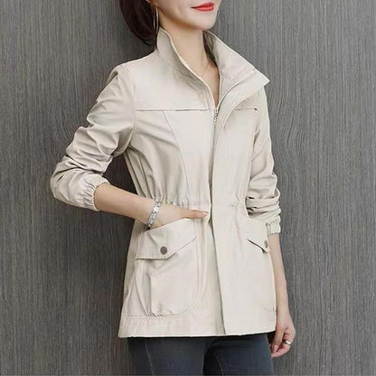 Women's Transitional Jacket Stand-up Collar Women's Coat