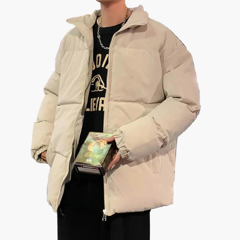Winter Quilted Jacket Streetwear Style