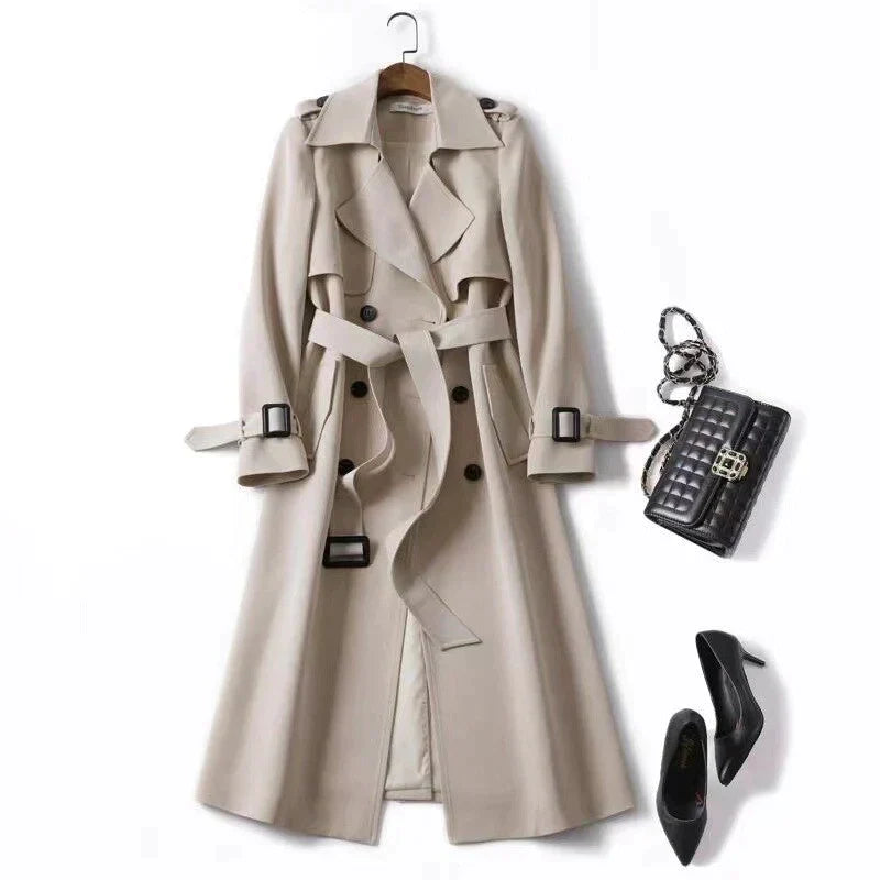 Clara - Chic Trench Coat Spring Modern Women's Jacket