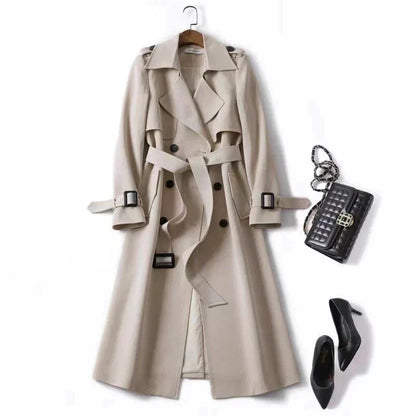 Clara - Chic Trench Coat Spring Modern Women's Jacket