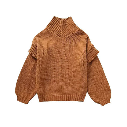 Daphne - Oversized Chic Roll-Neck Knitted Sweater