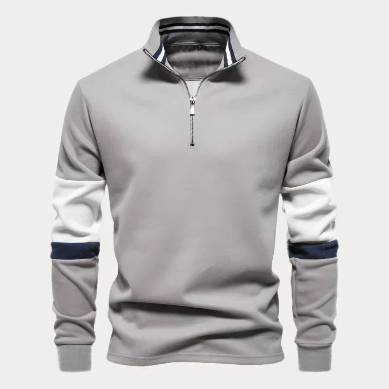 Men's Sweater Modern Striped Design