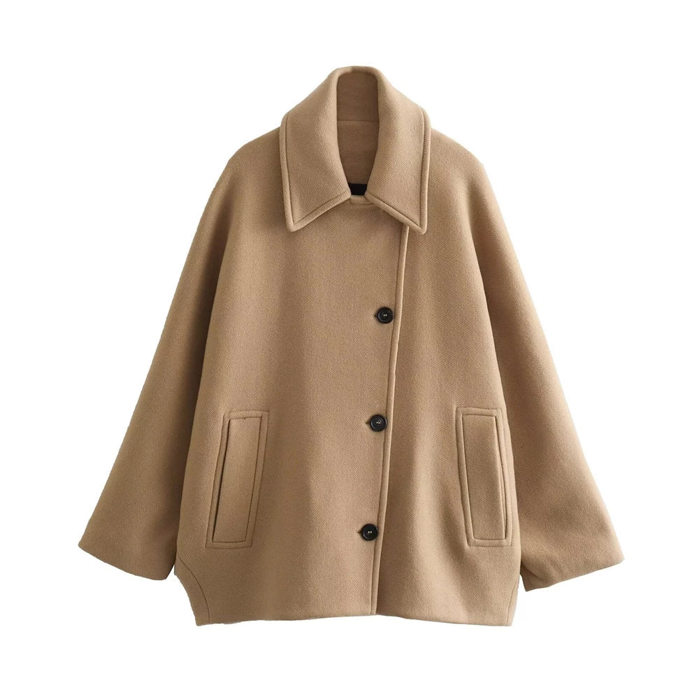 Women's Cape Elegant Design with Buttons