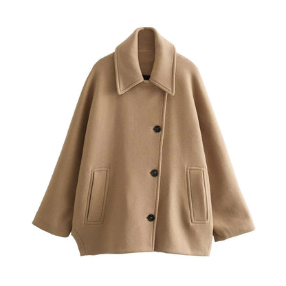Women's Cape Elegant Design with Buttons