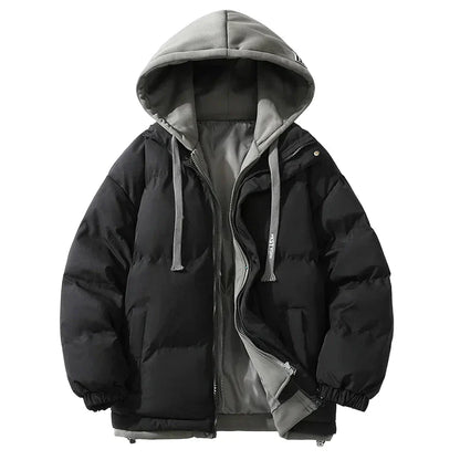 Winter Daunenparka Kapuze Modern