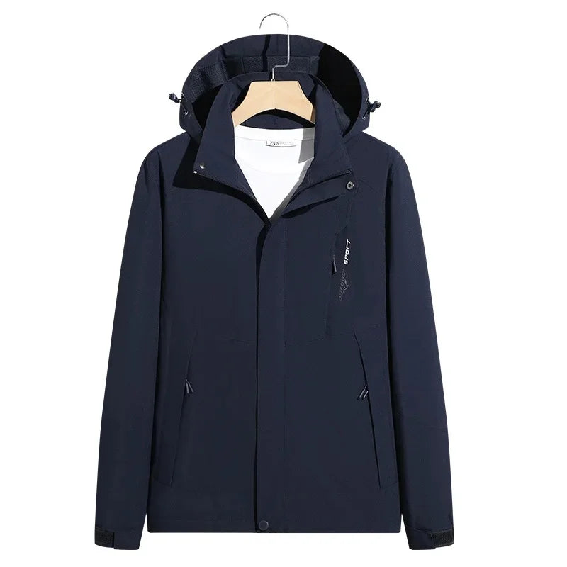 Men's Winter Jacket Lined Warm Insulated Hooded