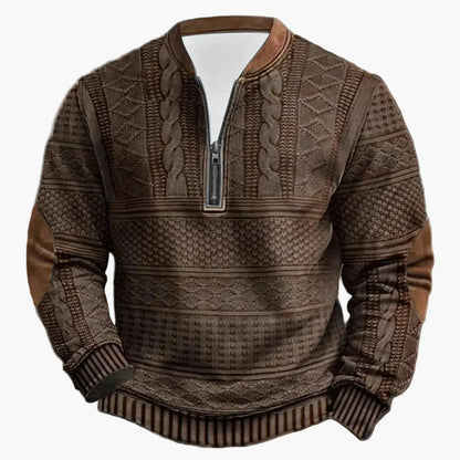 Comfortable Outdoor Pullover Stand-up Collar Zip