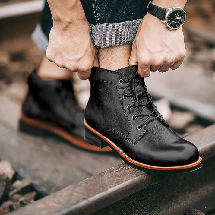 Emeric - Classic Men's Vintage Look Boots