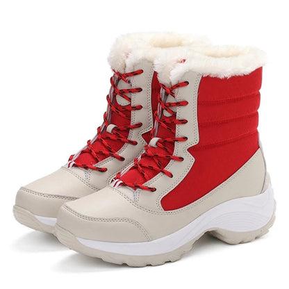 Women's Winter Boots - Lined - Water-Repellent - Platform Sole
