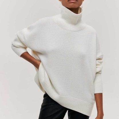Women's Turtleneck Sweater Oversized Soft