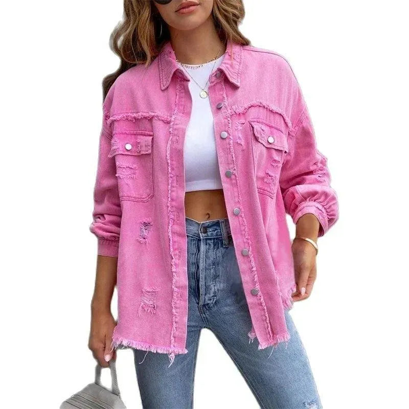 Large Denim Jacket Women Oversized Style