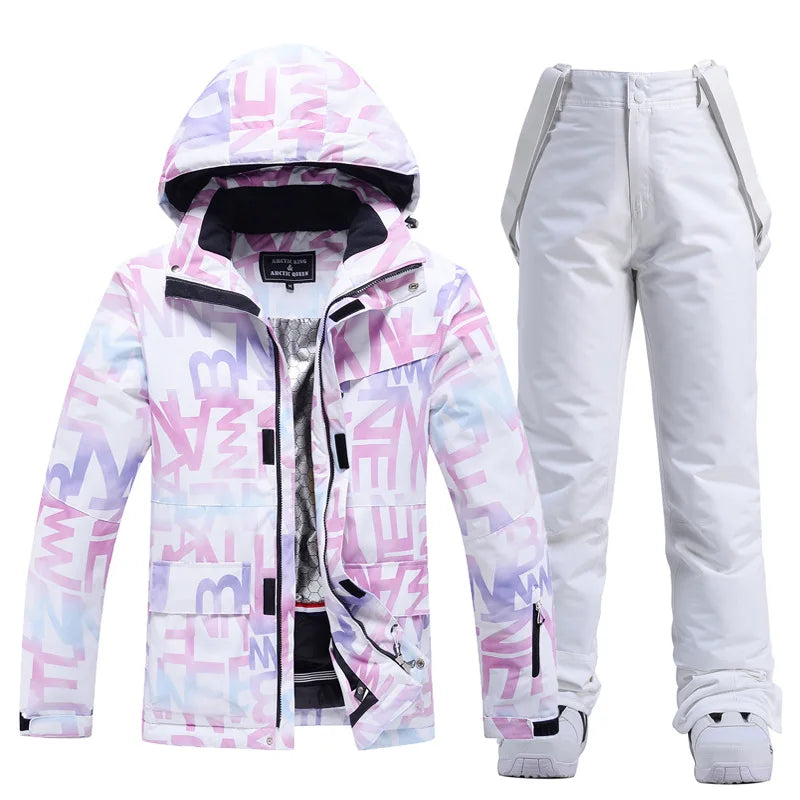 Women's Warm Two-Piece Ski Suit