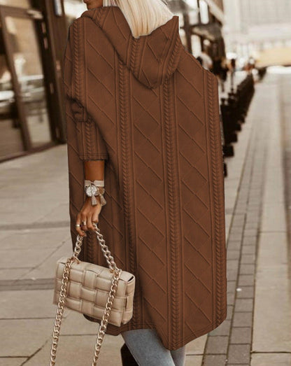 Long Vest Hooded Jacket Women