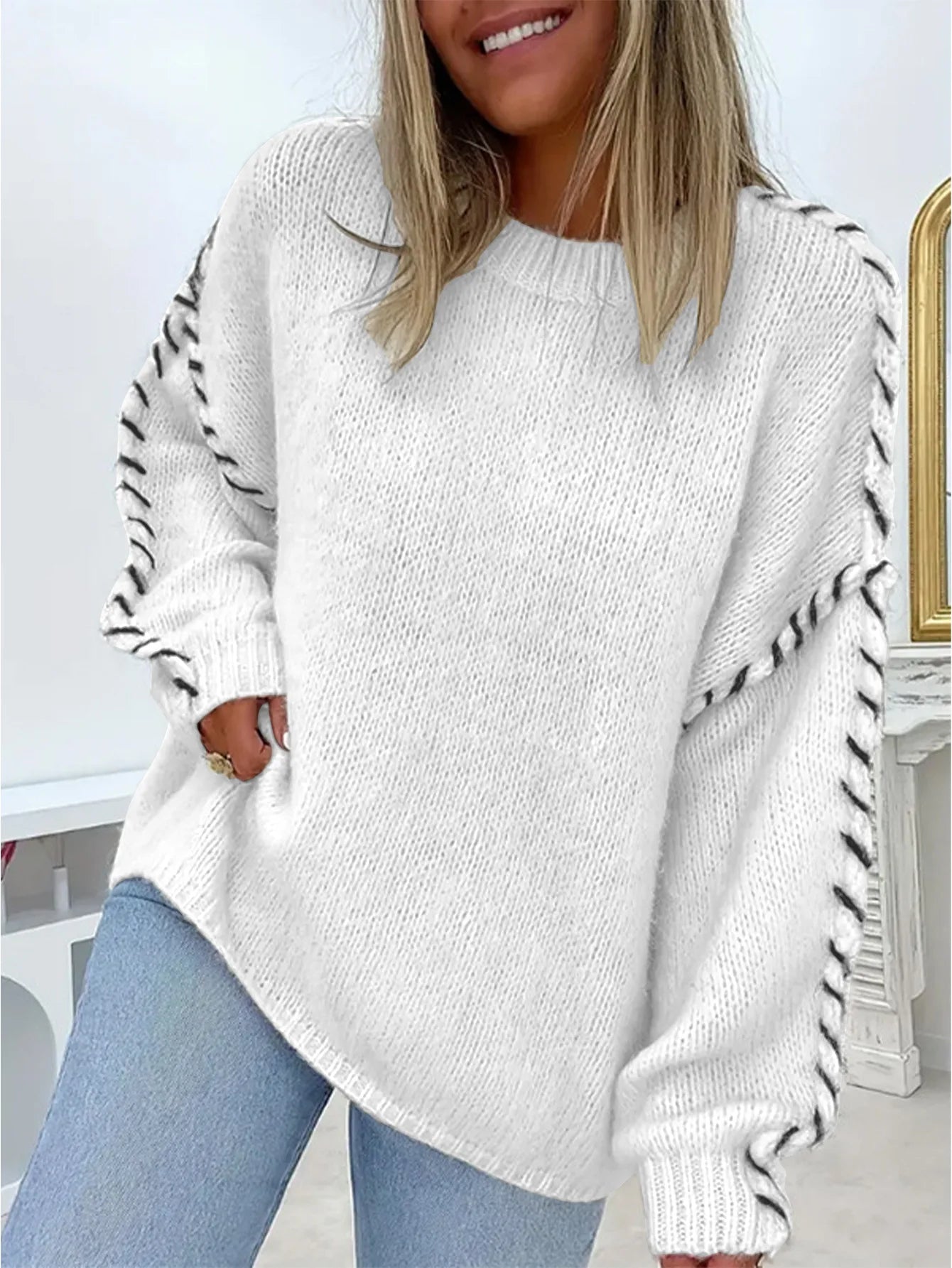 Bequeme Herbstkleidung | Warme Lässige Pullover für Damen - IdealeKleiden