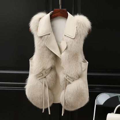 Fashionable Faux Fur Vest for Women
