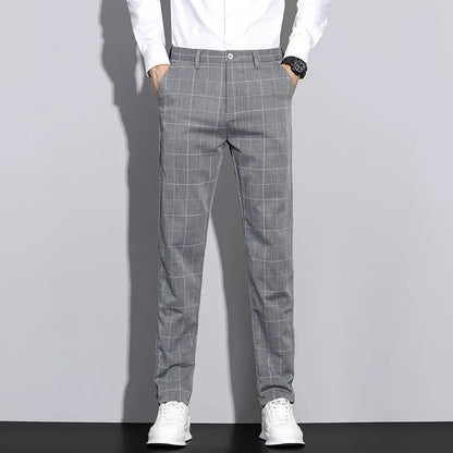 Men's Trousers Striped Pattern Modern Look