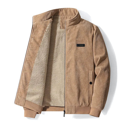 Herren Winterjacke Sherpa Retro Stil - IdealeKleiden