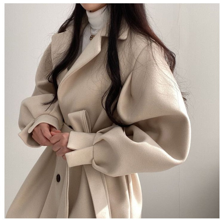 Elegant Women's Dress Beige Comfortable