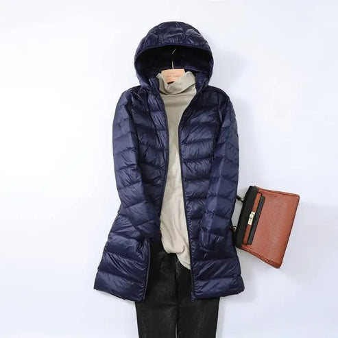 Lightweight Puffer Jacket for Women Warm Quilted Winter Coat