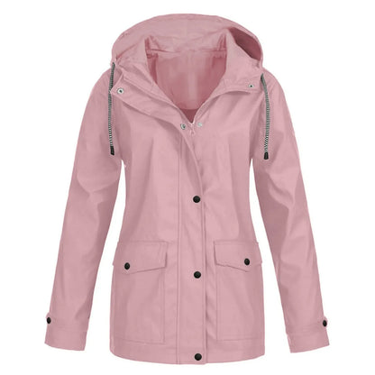 Waterproof Raincoat Women Hooded