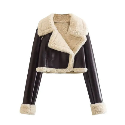 Warm Short Jacket, Fleece Lined, Durable